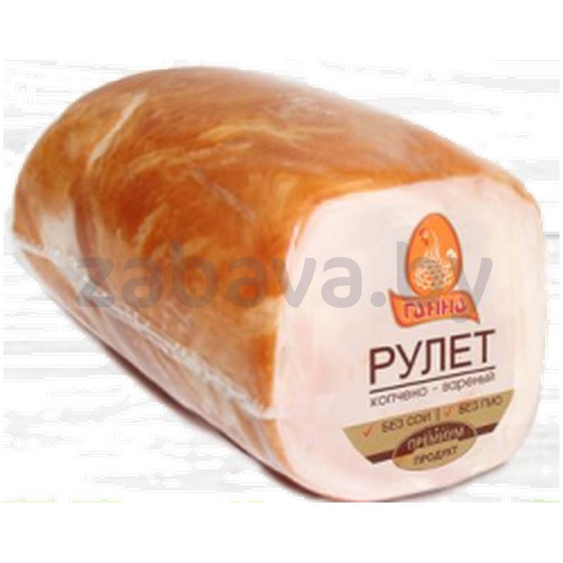 Рулет «Витебский», к/в, из мяса птицы, 1 сорт, «Ганна»