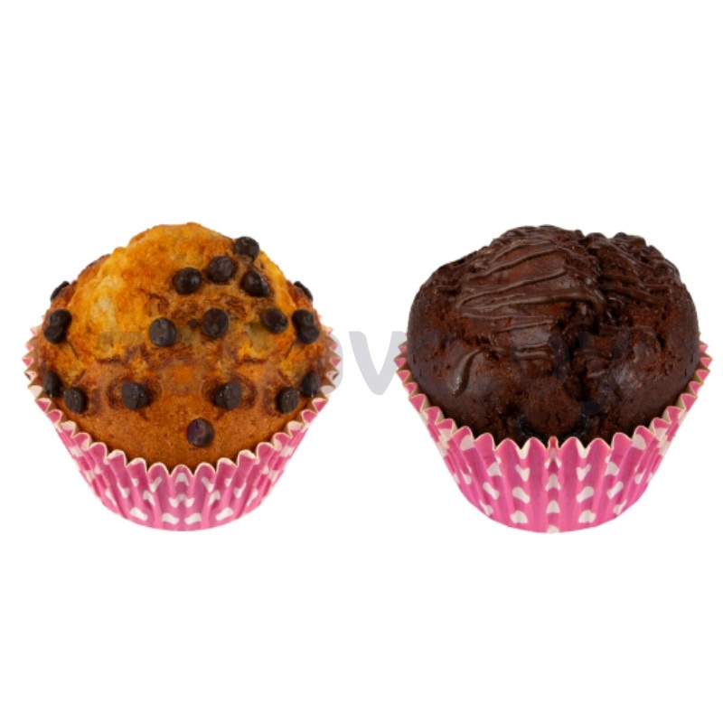 Маффин шоколадн. с вишней или ванильн. со смород., 80 г