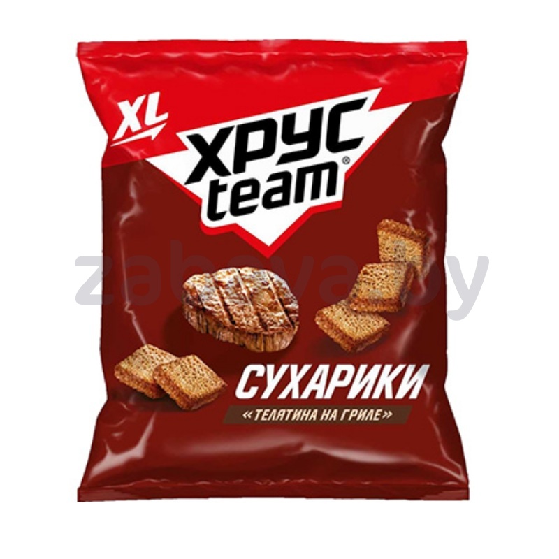 Сухарики «Хрусteam», телятина на гриле, 100 г