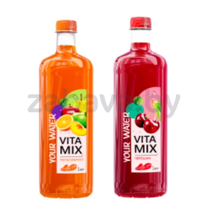 Напиток Your Water Vita Mix, мультифрукт/черешня, негаз., 1 л
