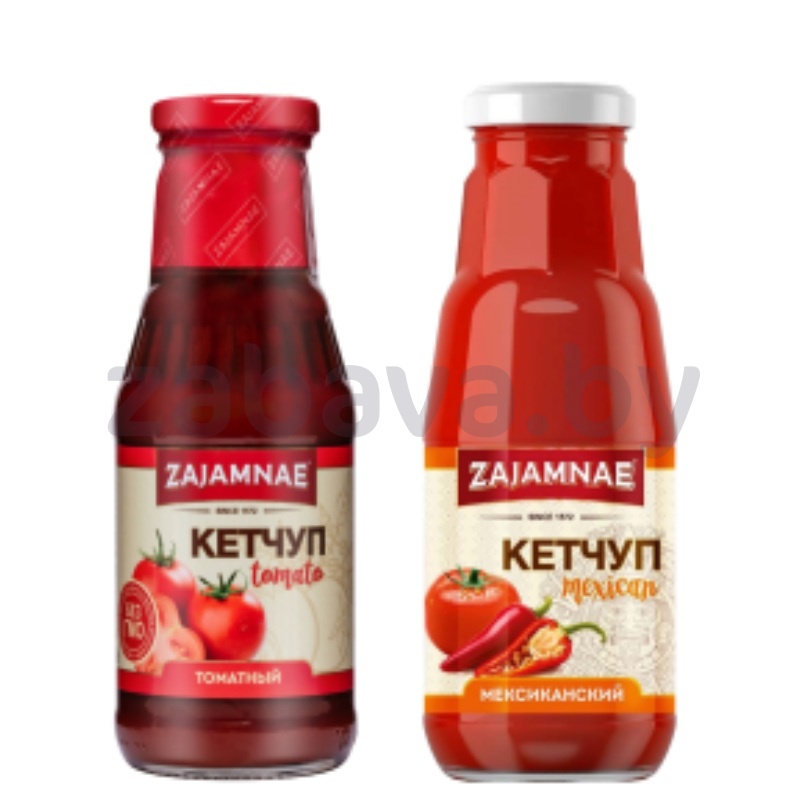 Кетчуп Zajamnae томатный/мексиканский, 310 г