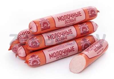 Сосиски «Молочные», в/с, 1 кг, «Гродненский» МК