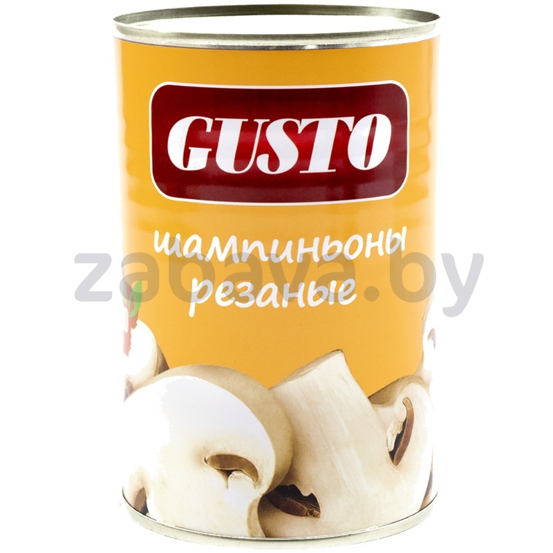 Шампиньоны Gusto, резаные, 400 г