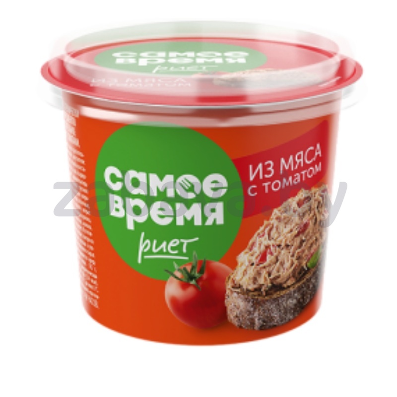 Паста мясная риет «Санта Бремор» «Самое время», с томатом, 150 г