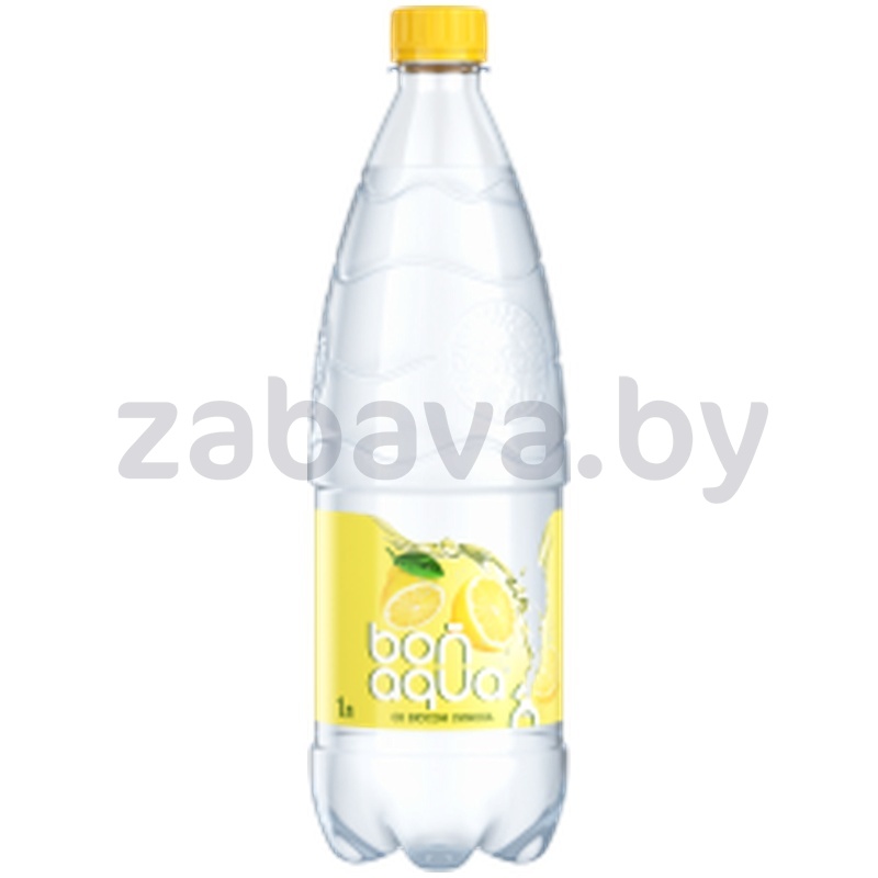 Вода питьевая Bonaqua, лимон, газ., 1 л