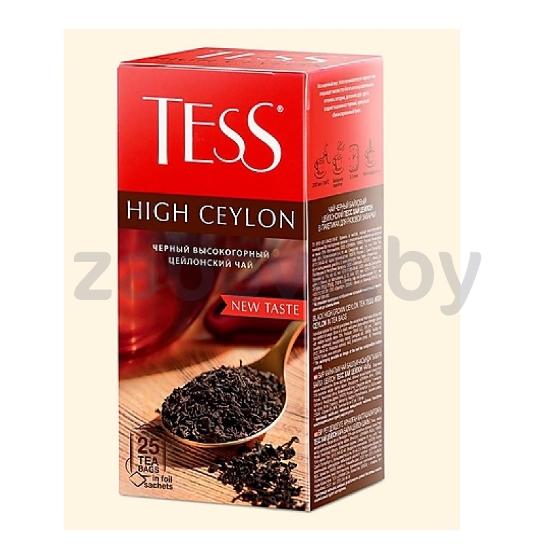 Чай Tess High Ceylon, черн., 25 пак.