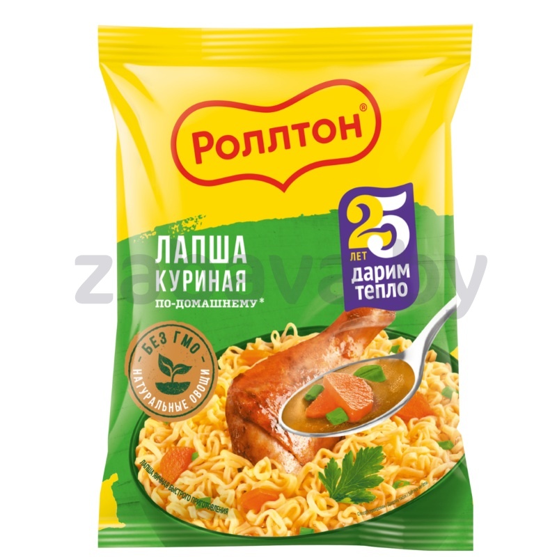 Лапша «Роллтон», по-домашнему, с курицей, 85 г