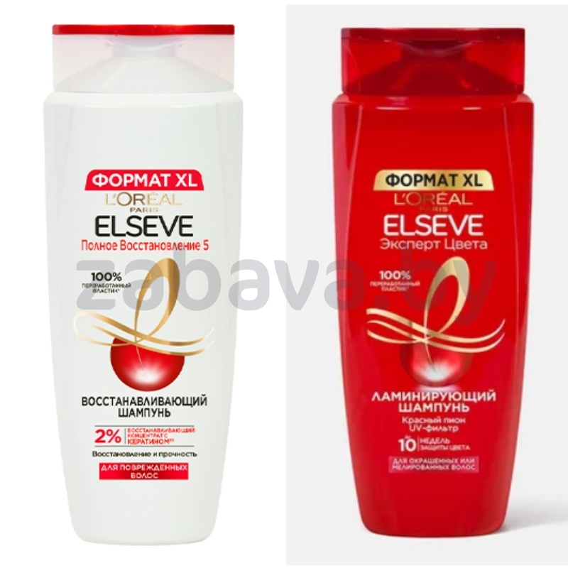 Шампунь д/волос L'Oréal Paris Elseve, полн. восстановл. или эксперт цвета, 700 мл