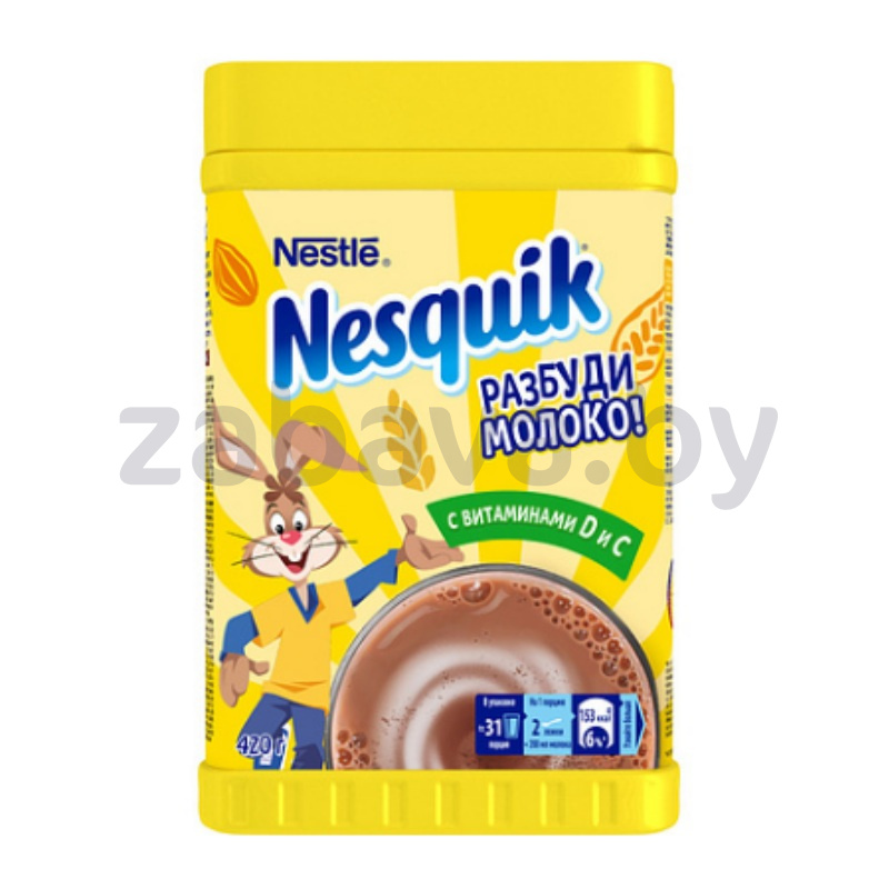 Какао-напиток Nesquik, быстрораств., 420 г