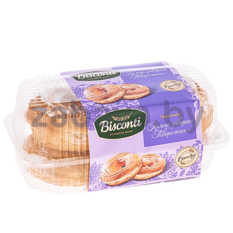 Пирожное заварное «Кольцо творожное» Bisconti, 240 г