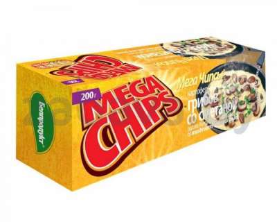 Чипсы картофельные Mega Chips, 200 г, в ассортименте