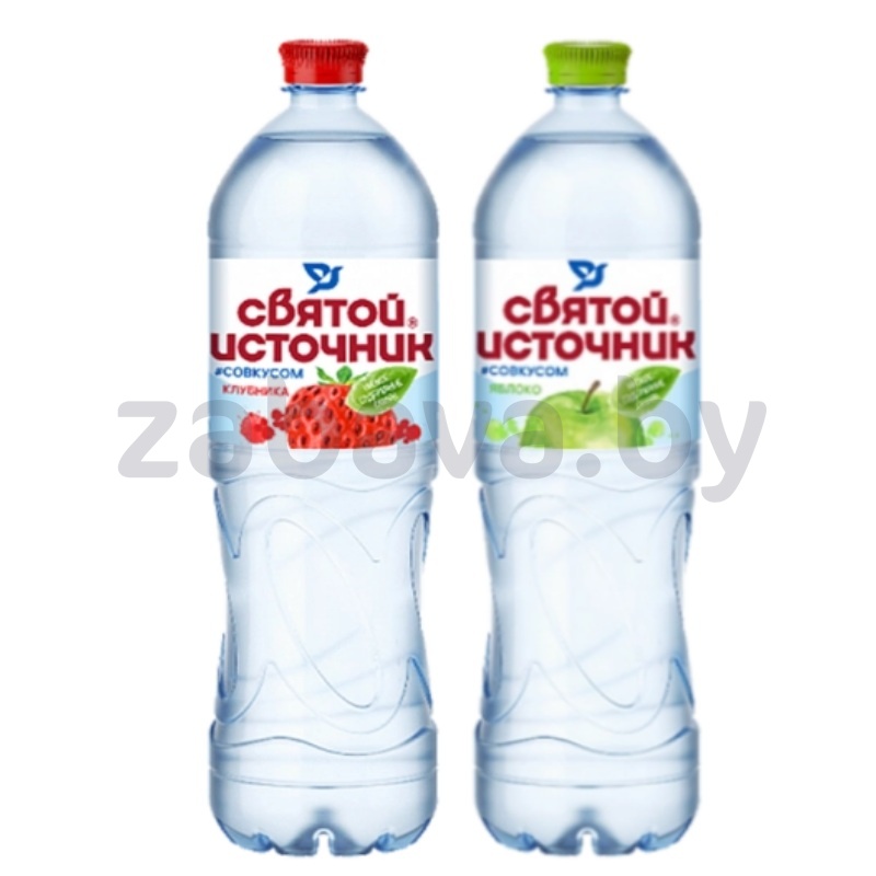 Напиток «Святой источник» со вкусом клубники/яблока, 1,5 л