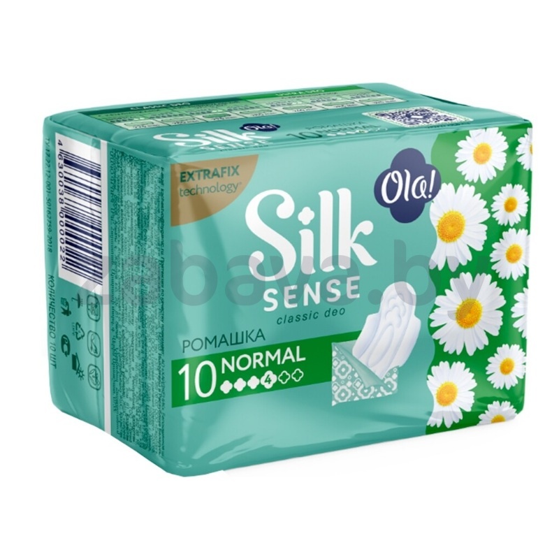 Прокладки Ola! Silk Sense, Normal, ромашка,  10 шт.