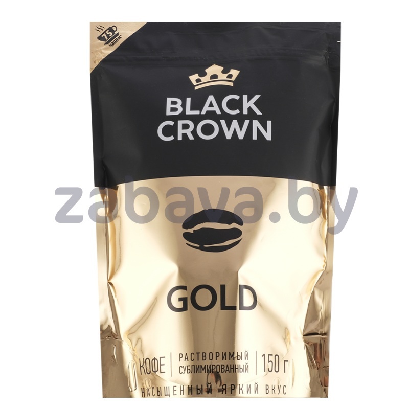 Кофе растворимый Black Crown Gold, сублим., 150 г