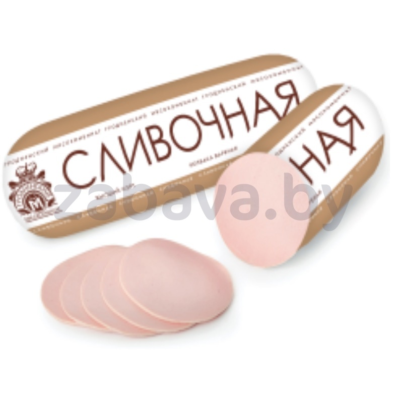 Колбаса «Сливочная», вар., м/пт, в/с, 1 кг, «Гродненский» МК