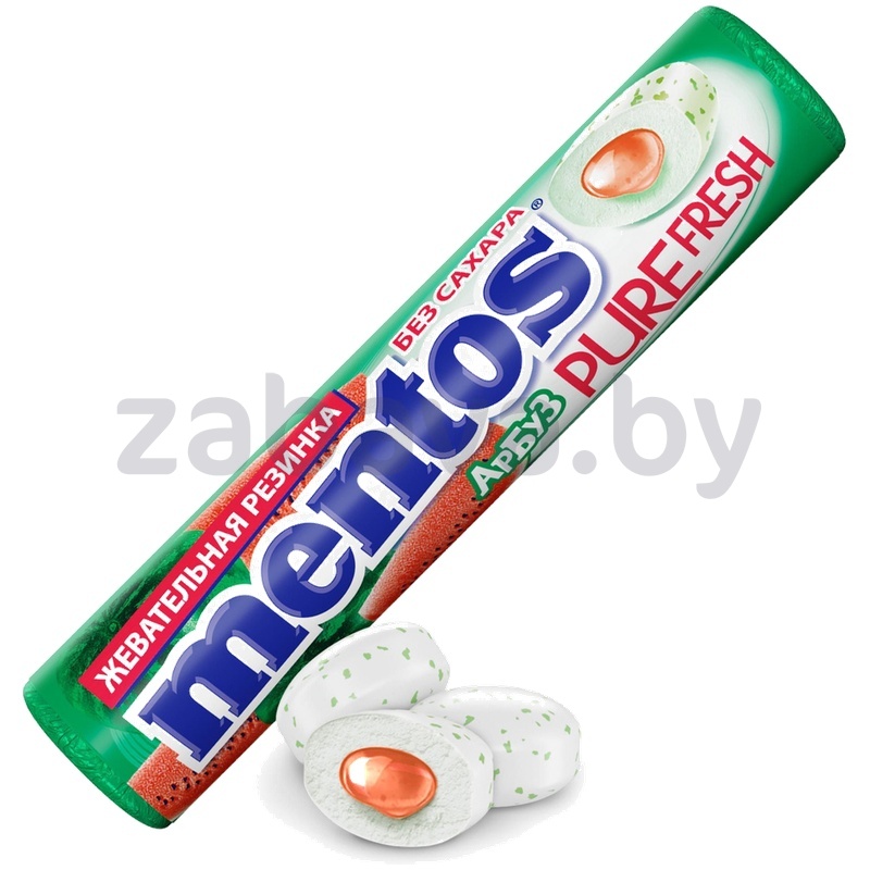 Жевательная резинка Mentos, 15,5/16 г, в ассорт.