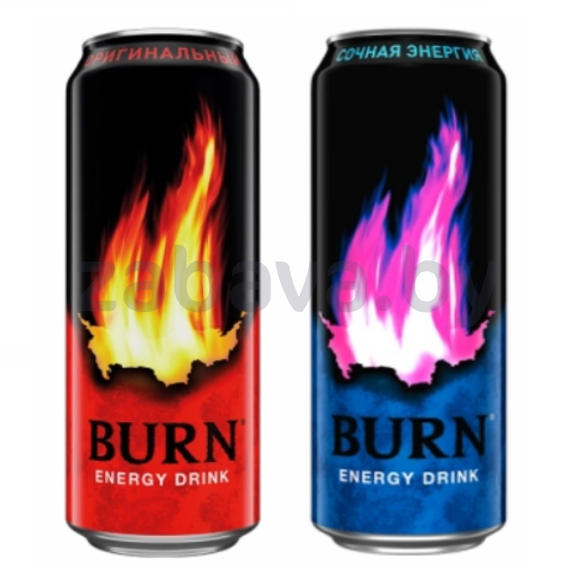 Напиток энергетический Burn, оригинальный/сочная энергия, 449 мл