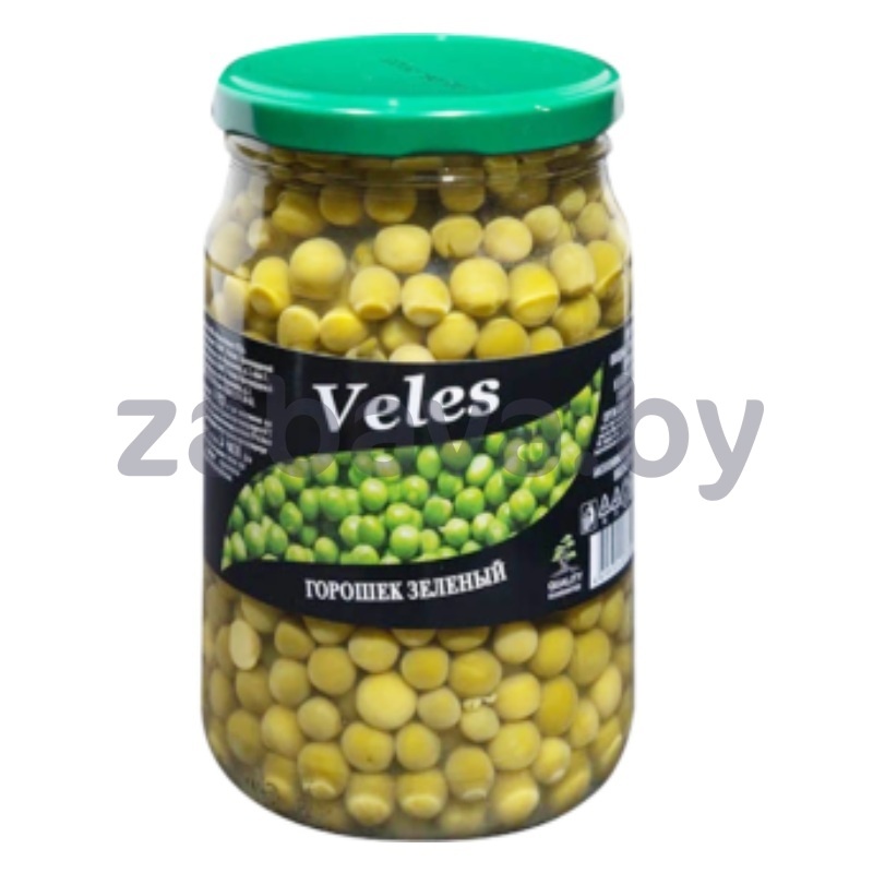 Горошек Veles, зеленый, 680 г