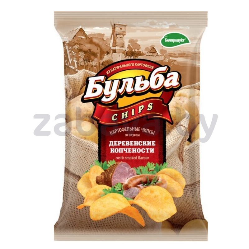 Чипсы «Бульба Chips» деревенск. копчености, 75 г