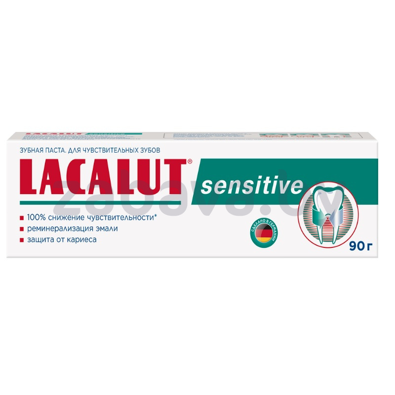 Зубная паста Lacalut Sensitive, 90 мл