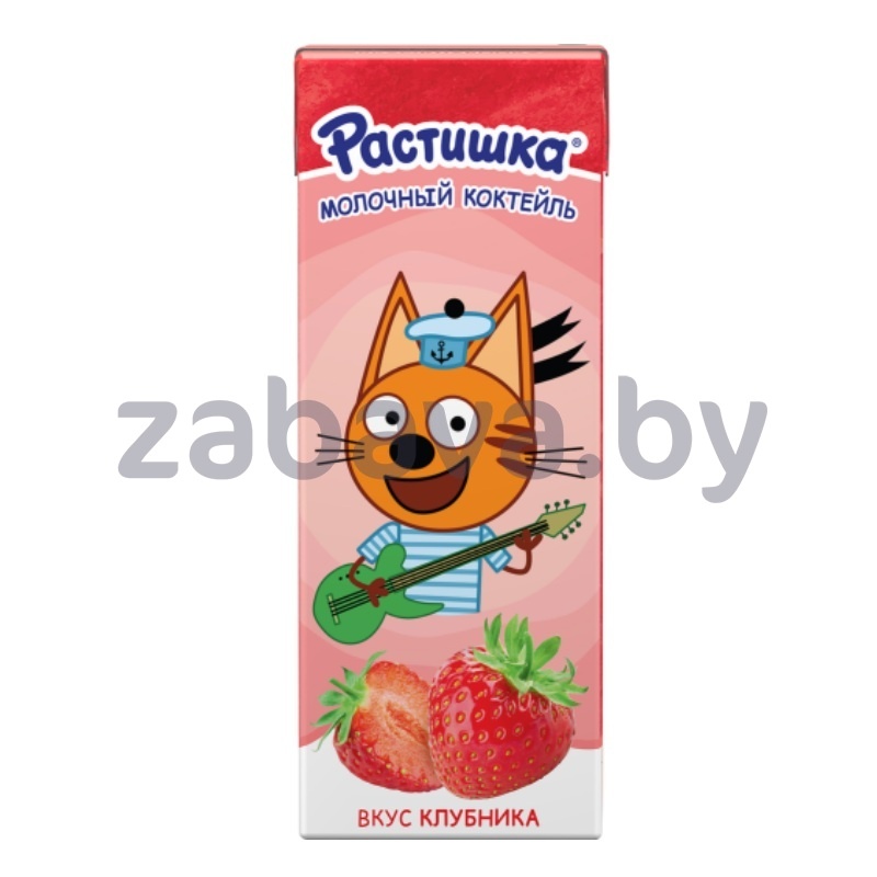 Коктейль молочный «Растишка», клубника, 2%, 210 г