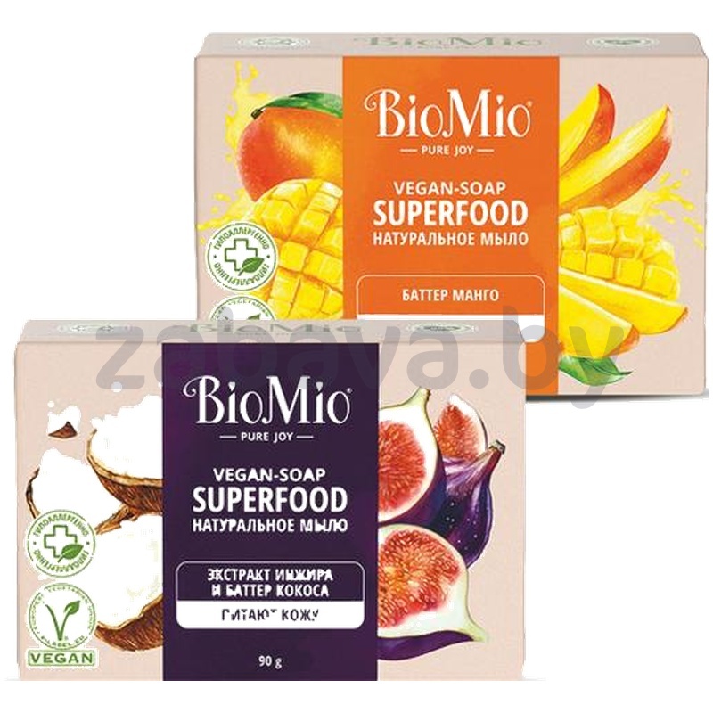 Мыло натур. BioMio Bio-Soap Superfood, 90 г