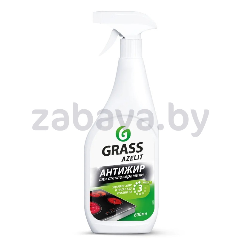 Средство чистящ. Grass Azelit «Антижир», для стеклокерамики, 600 мл