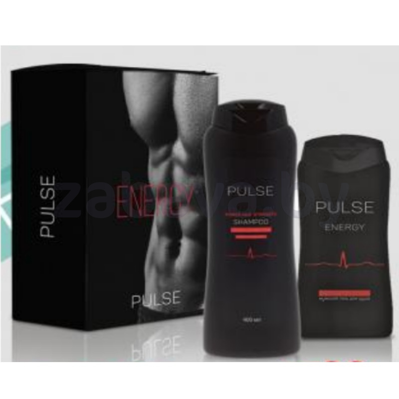Набор подар. мужск. Pulse, гель для душа и шампунь, 250/400 мл
