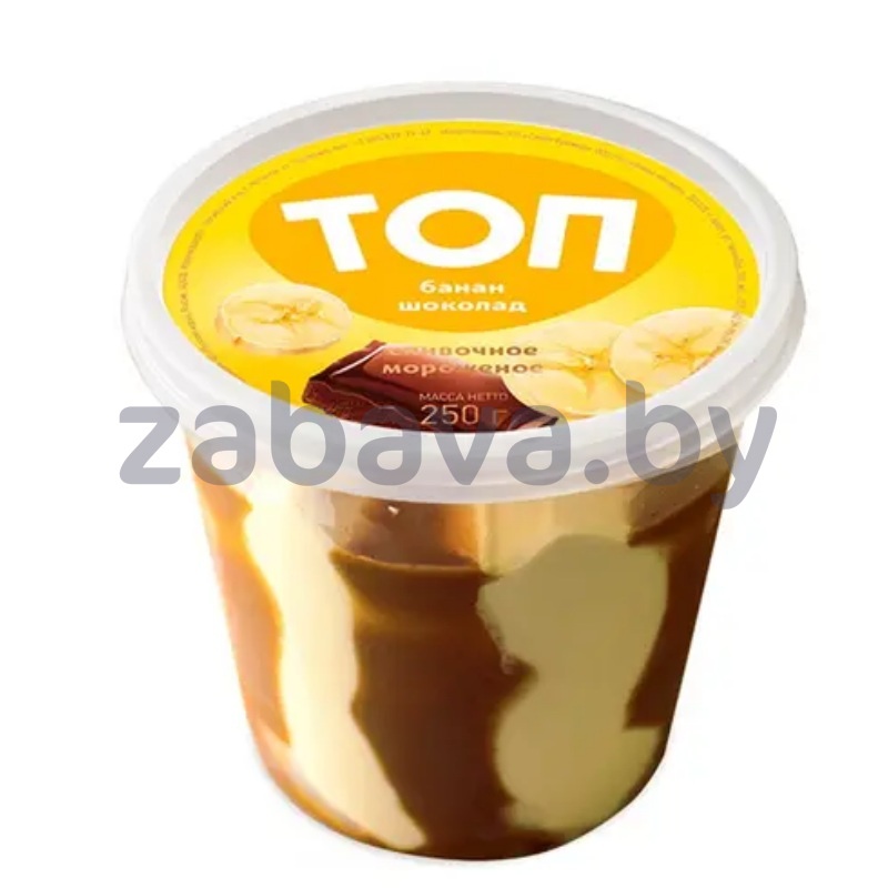 Мороженое «Биг Топ», банан-шоколад, 250 г