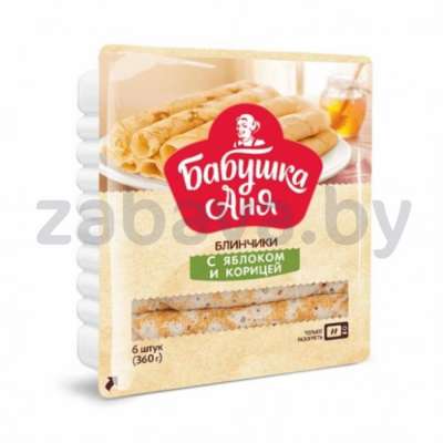 Блинчики «Бабушка Аня», с яблоком и корицей, 360 г