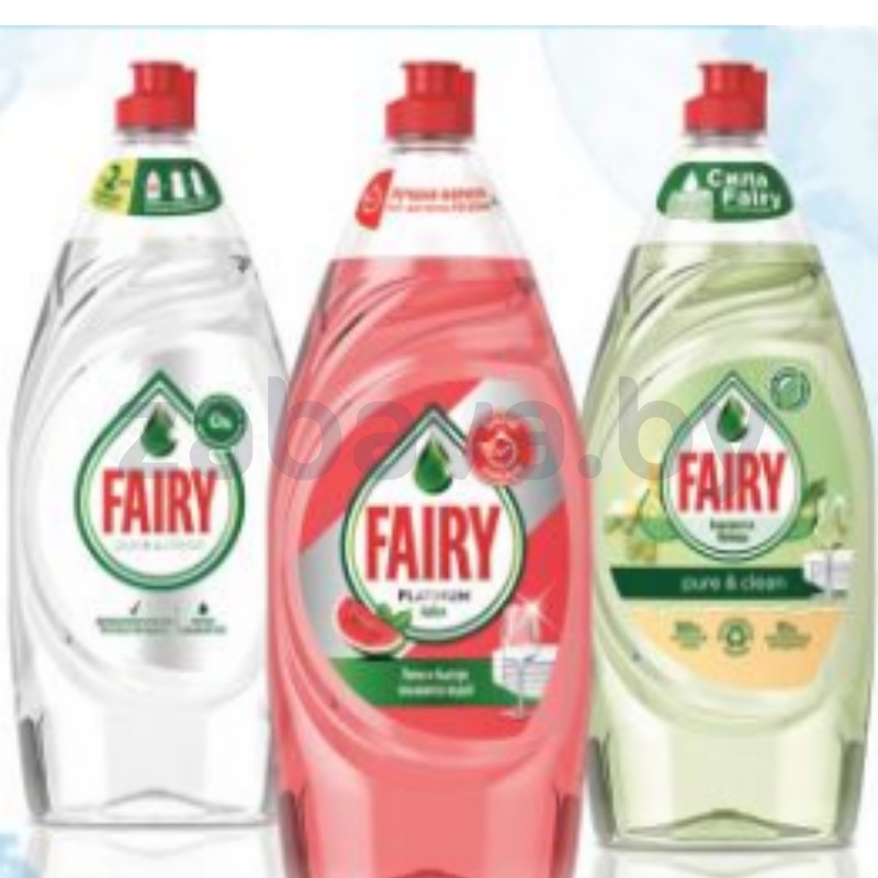 Средство для посуды Fairy Pure & Clean, 900 мл, в ассорт.