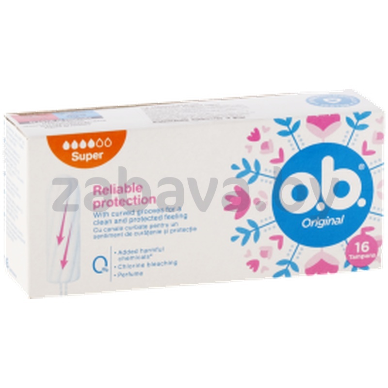 Тампоны o.b. Original, Super, 16 шт.