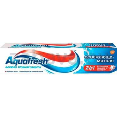Зубная паста Aquafresh, освежающе-мятная, 100 мл