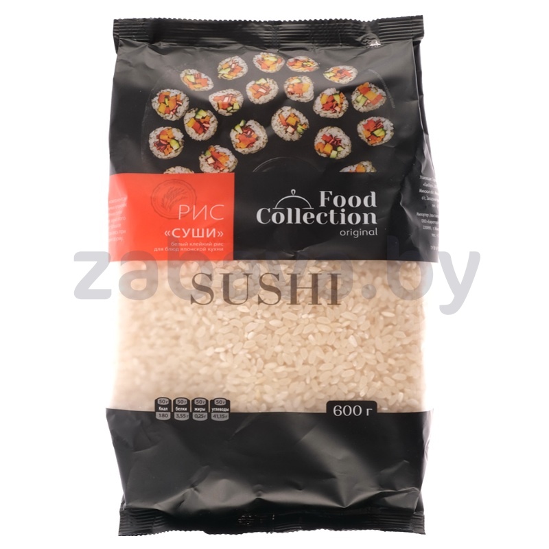 Рис Food Collection, суши, 600 г