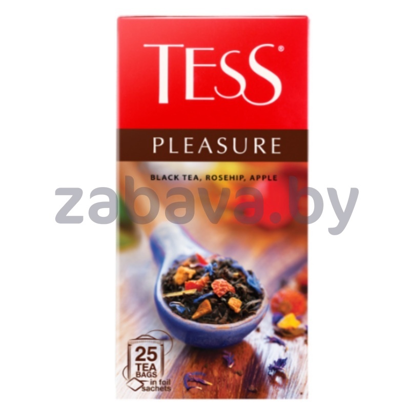 Чай черный Tess Pleasure, 25 пакетиков