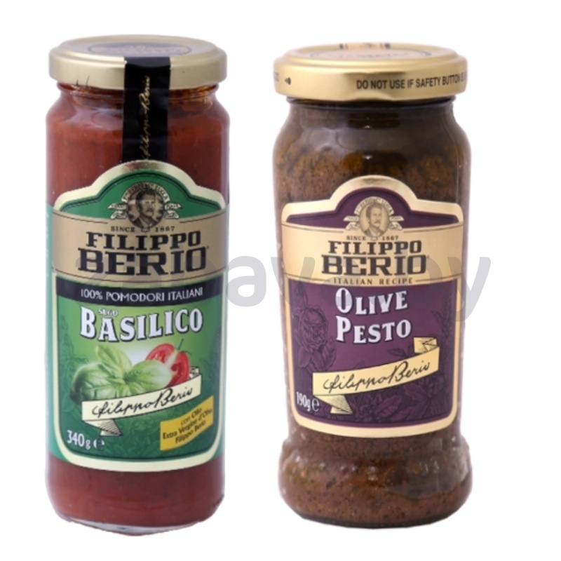 Соус томатный Filippo Berio Basilico с базиликом или Olive с оливками, 340 г