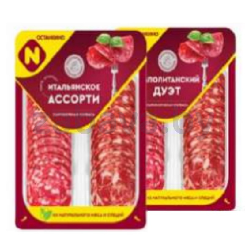 Колбаса «Итальянское ассорти» или «Неаполитанский дуэт», 90 г