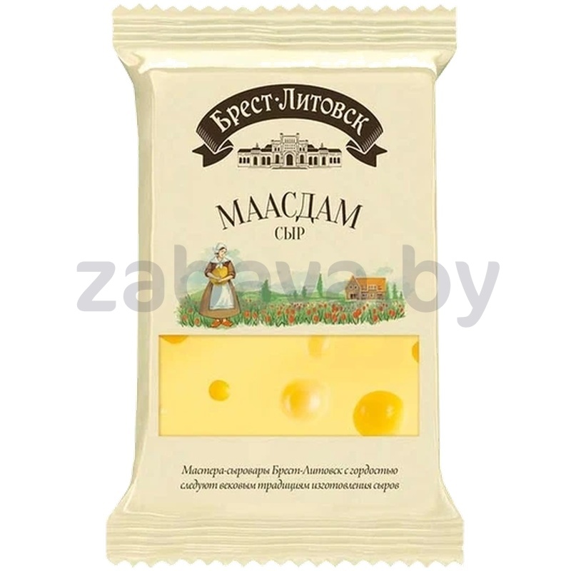Сыр «Брест-Литовск», маасдам, 45%, 200 г