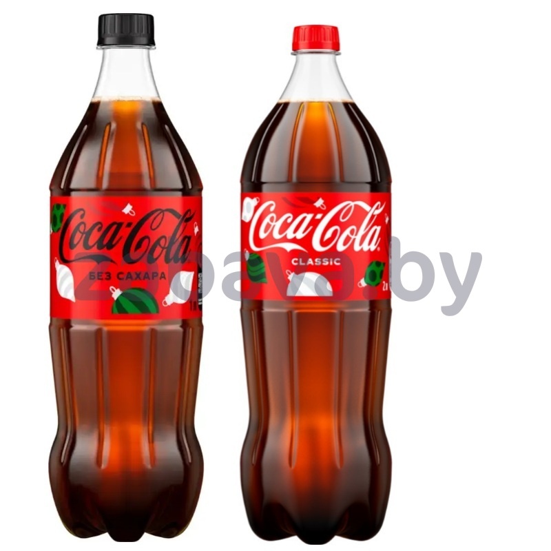 Напиток Coca-Cola, Classic или без сахара, 2 л