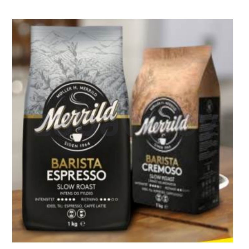 Кофе в зернах Merrild Espresso или Cremoso, 1 кг