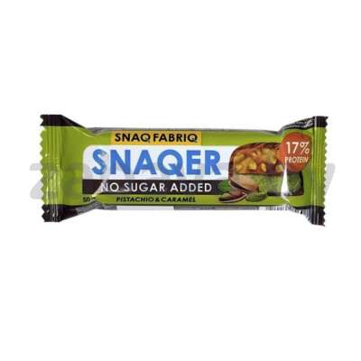 Батончик Snaqfabriq, фисташка и карамель, 50 г