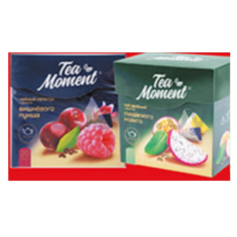 Чайный напиток Tea Moment, вишневый пунш или гавайский мохито, 20 пир.