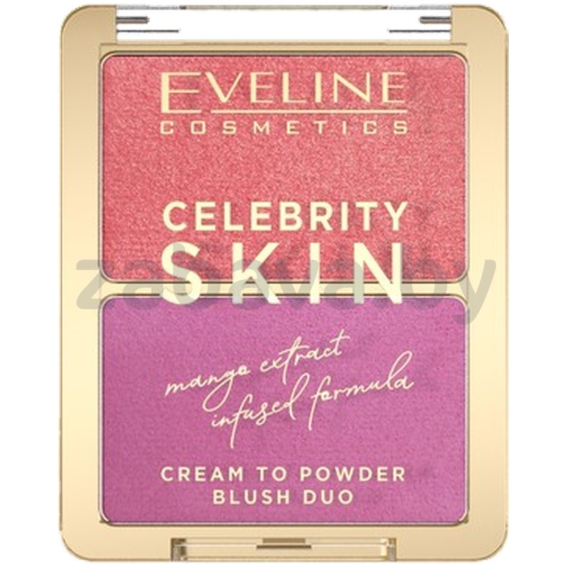 Румяна кремовые Eveline Cosmetics, Celebrity Skin 2 in 1