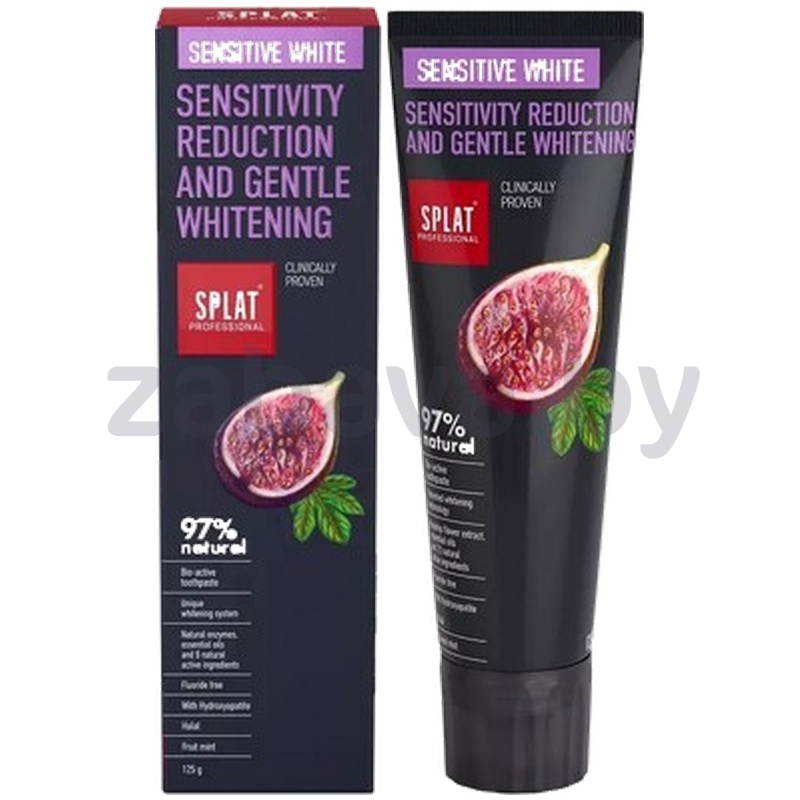 Зубная паста Splat Professional, Sensitive White, 125 г