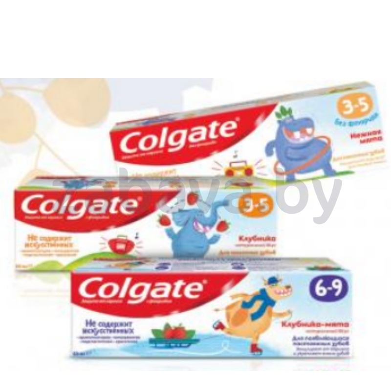 Детская зубная паста Colgate, 40/60 мл, в ассорт.