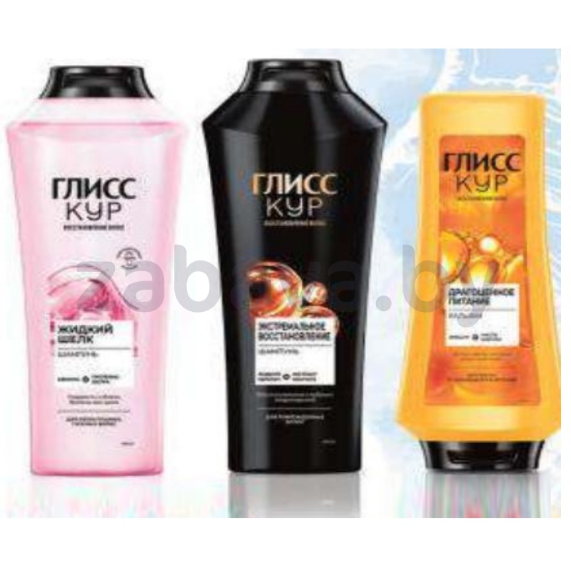 Шампунь/бальзам для волос «Глисс Кур», 400/360 мл