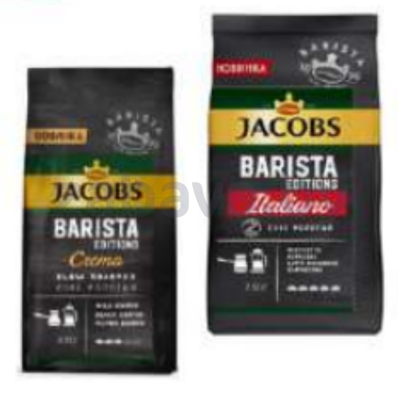 Кофе Jacobs Barista Editions Italiano или Crema, молотый, 230 г