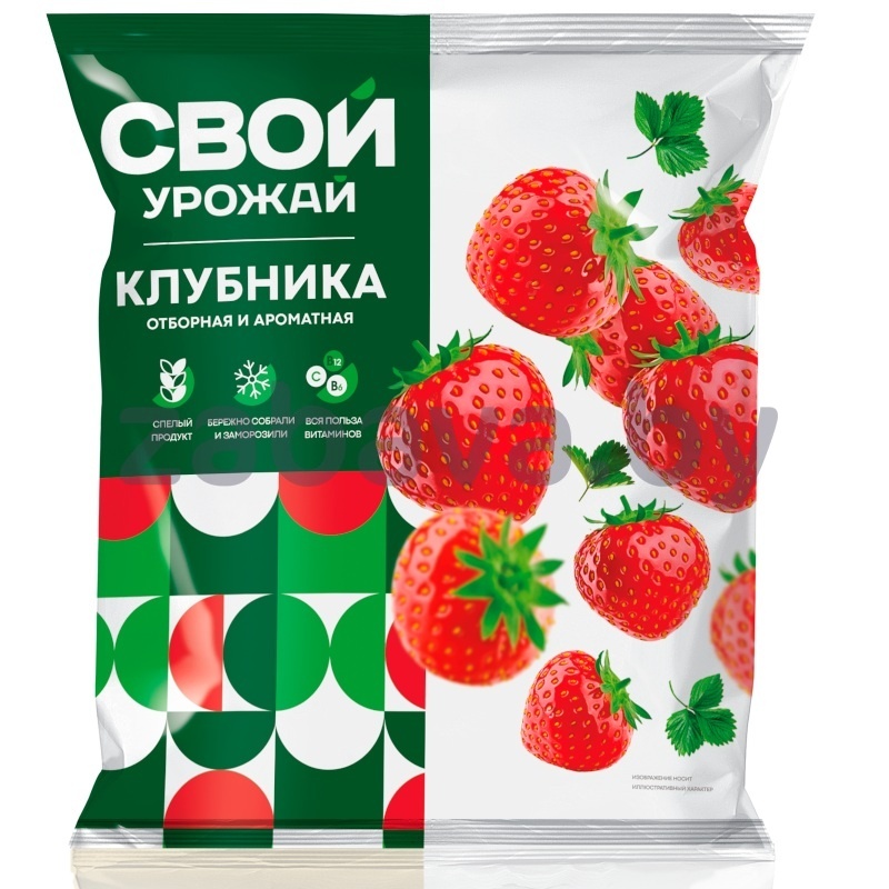 Клубника «Свой урожай», зам., 300 г