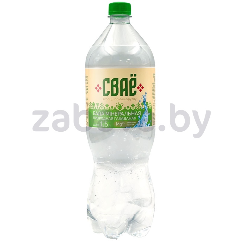 Вода минеральная «Сваё», газ., 1,5 л