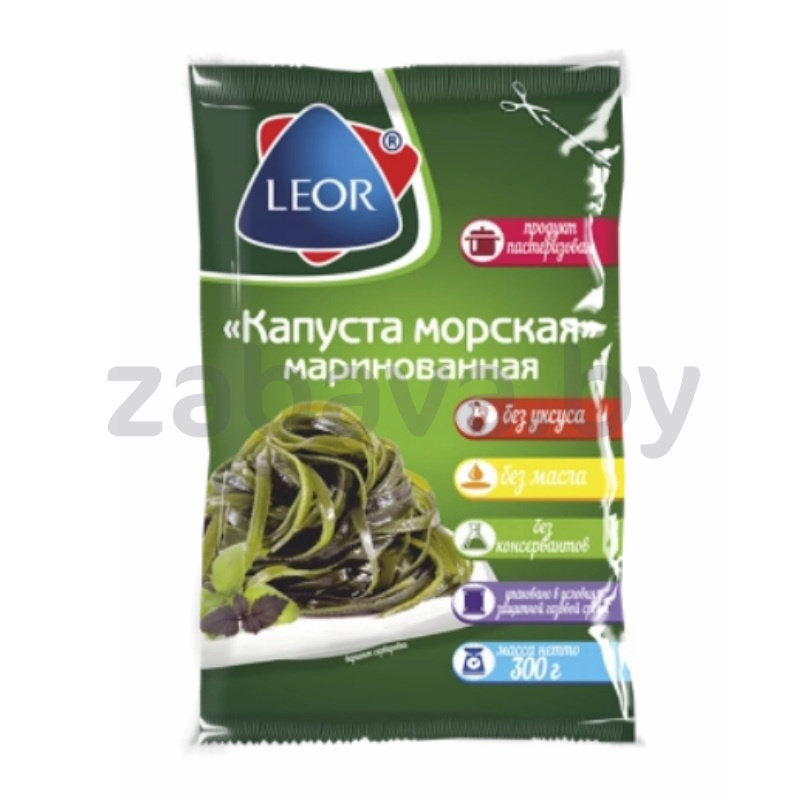Капуста морская Leor, маринов., пастер., 300 г